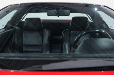 1991 Acura NSX in Formula Red over Black