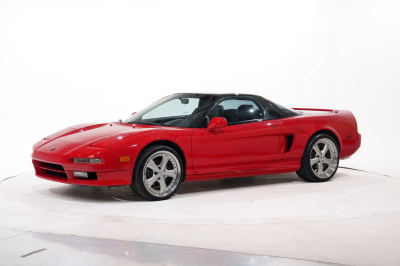 1991 Acura NSX in Formula Red over Black