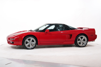 1991 Acura NSX in Formula Red over Black