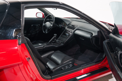 1991 Acura NSX in Formula Red over Black