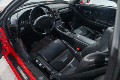 1991 Acura NSX in Formula Red over Black