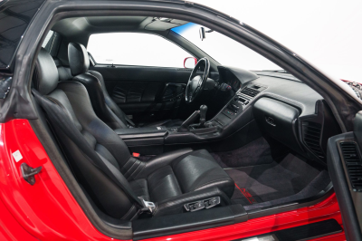 1991 Acura NSX in Formula Red over Black