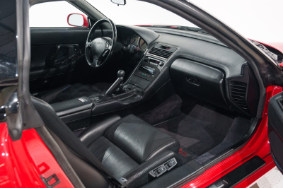 1991 Acura NSX in Formula Red over Black