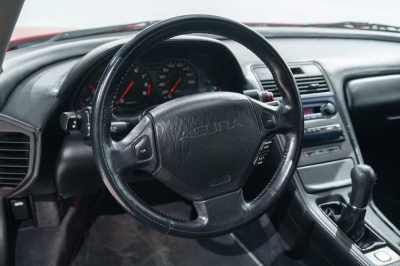 1991 Acura NSX in Formula Red over Black
