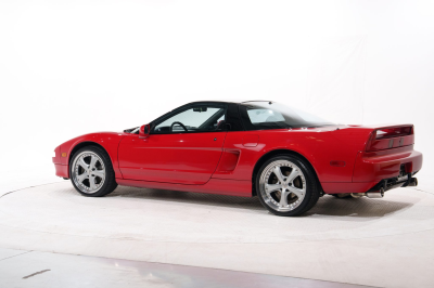 1991 Acura NSX in Formula Red over Black