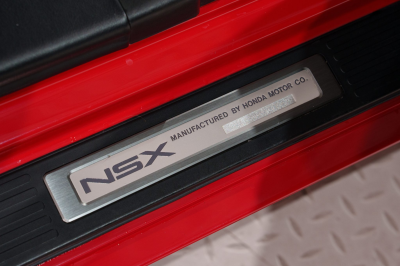 1991 Acura NSX in Formula Red over Black