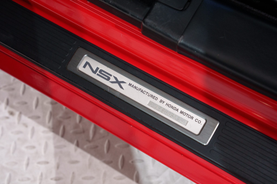 1991 Acura NSX in Formula Red over Black