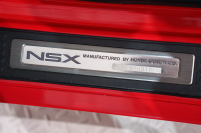 1991 Acura NSX in Formula Red over Black