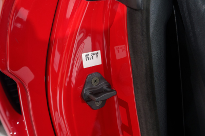 1991 Acura NSX in Formula Red over Black
