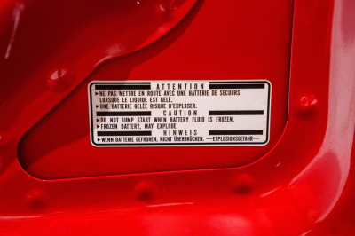 1991 Acura NSX in Formula Red over Black
