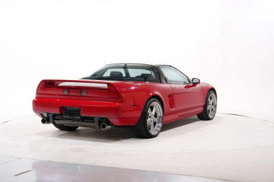 1991 Acura NSX in Formula Red over Black