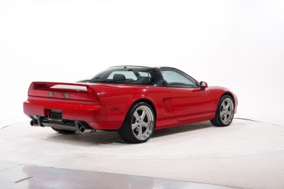 1991 Acura NSX in Formula Red over Black