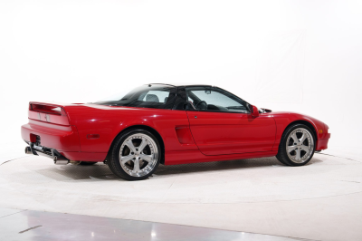 1991 Acura NSX in Formula Red over Black