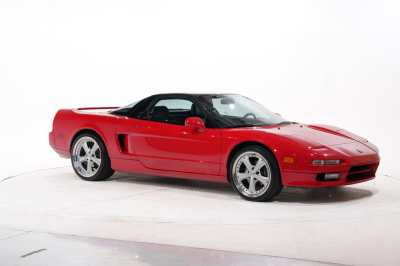 1991 Acura NSX in Formula Red over Black