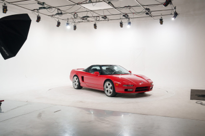 1991 Acura NSX in Formula Red over Black