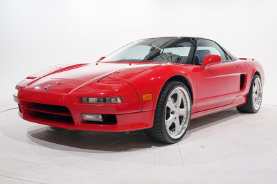 1991 Acura NSX in Formula Red over Black