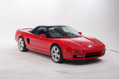 1991 Acura NSX in Formula Red over Black