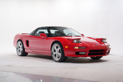 1991 Acura NSX in Formula Red over Black