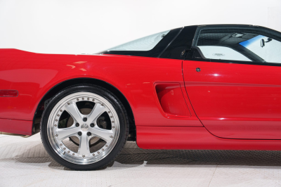 1991 Acura NSX in Formula Red over Black
