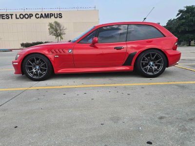 2000 BMW Z3 Coupe in Hell Red over Black