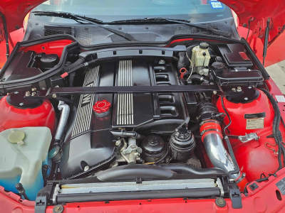 2000 BMW Z3 Coupe in Hell Red over Black