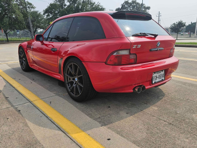 2000 BMW Z3 Coupe in Hell Red over Black