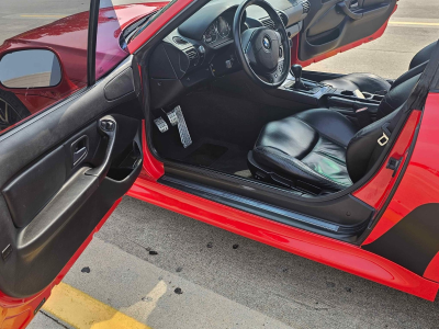 2000 BMW Z3 Coupe in Hell Red over Black