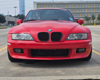 2000 BMW Z3 Coupe in Hell Red over Black