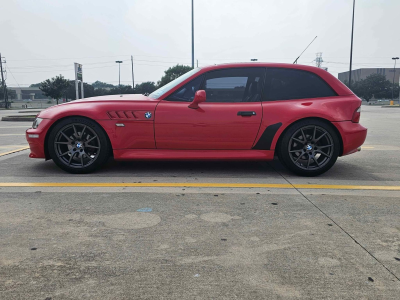 2000 BMW Z3 Coupe in Hell Red over Black