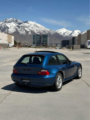 2000 BMW Z3 Coupe in Topaz Blue Metallic over Black