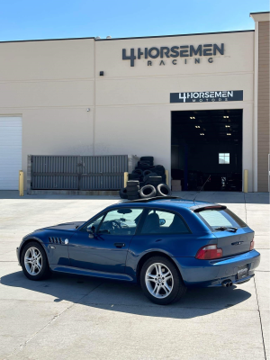 2000 BMW Z3 Coupe in Topaz Blue Metallic over Black