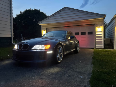 2000 BMW Z3 Coupe in Topaz Blue Metallic over Black