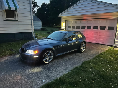 2000 BMW Z3 Coupe in Topaz Blue Metallic over Black