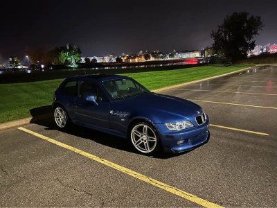 2000 BMW Z3 Coupe in Topaz Blue Metallic over Black