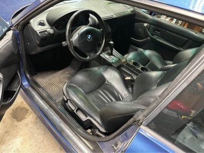 2000 BMW Z3 Coupe in Topaz Blue Metallic over Black