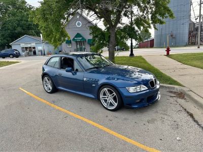 2000 BMW Z3 Coupe in Topaz Blue Metallic over Black
