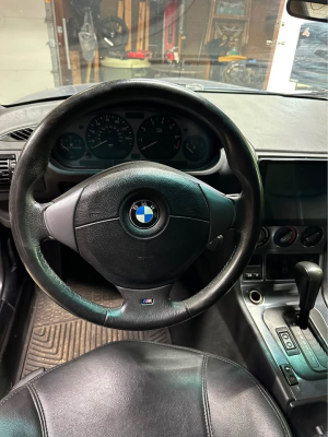 2000 BMW Z3 Coupe in Topaz Blue Metallic over Black