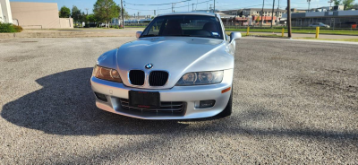 2000 BMW Z3 Coupe in Titanium Silver Metallic over Tanin Red