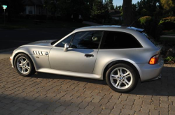 2000 BMW Z3 Coupe in Titanium Silver Metallic over Black