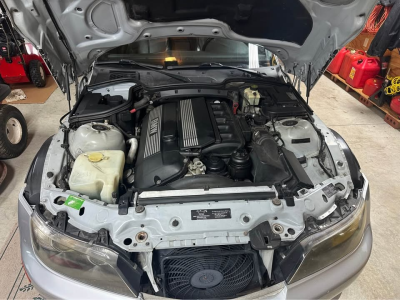 2000 BMW Z3 Coupe in Titanium Silver Metallic over Black