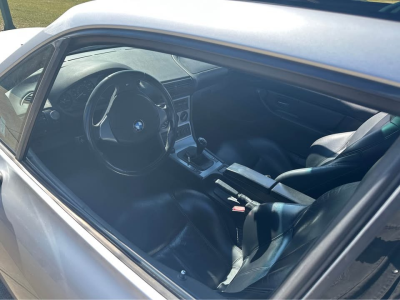 2000 BMW Z3 Coupe in Titanium Silver Metallic over Black