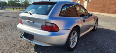 2000 BMW Z3 Coupe in Titanium Silver Metallic over Tanin Red