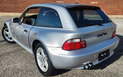2000 BMW Z3 Coupe in Titanium Silver Metallic over Tanin Red