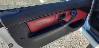 2000 BMW Z3 Coupe in Titanium Silver Metallic over Tanin Red