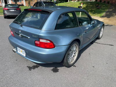 2001 BMW Z3 Coupe in Atlanta Blue Metallic over Extended Black