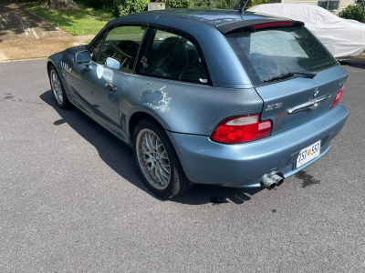 2001 BMW Z3 Coupe in Atlanta Blue Metallic over Extended Black