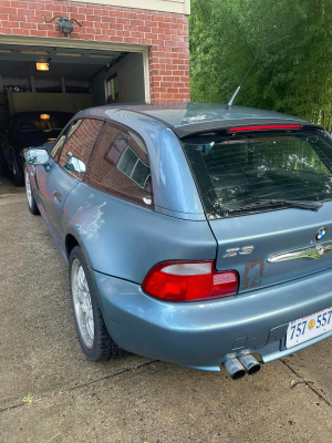 2001 BMW Z3 Coupe in Atlanta Blue Metallic over Extended Black