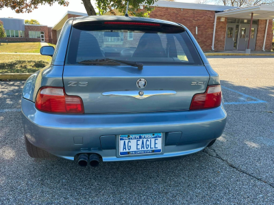 2001 BMW Z3 Coupe in Atlanta Blue Metallic over E36 Sand Beige