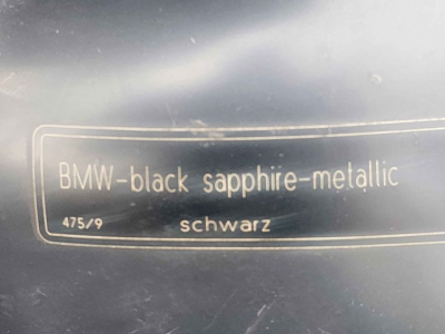 2001 BMW Z3 Coupe in Black Sapphire Metallic over Walnut