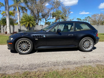 2001 BMW Z3 Coupe in Black Sapphire Metallic over Extended Beige